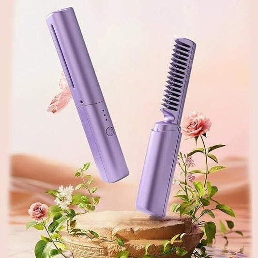Easifi ✨Rechargeable Hot Comb Hair Straightener