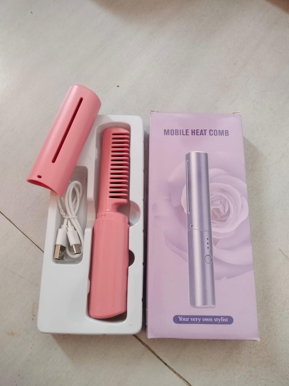 Easifi ✨Rechargeable Hot Comb Hair Straightener