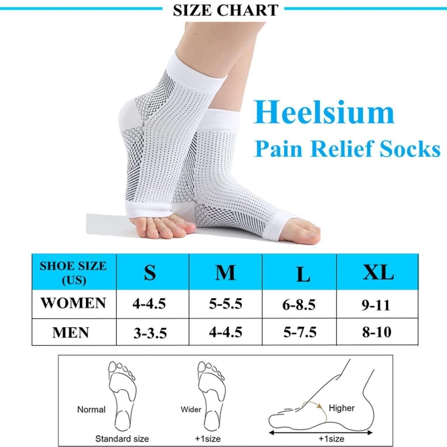 🧦 Easifi SootheSteps™ Neuropathy Relief Socks – Comfort for Swollen Feet & Ankles (Unisex)
