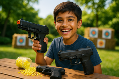 PUBG Style Toy Gun for Kids - Buy 1 Get 1 Free🎁  | Quick Load Army Pistols with 500 BB Bullets