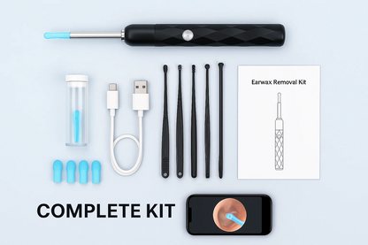 Ear Cleaner Wireless Otoscope Removal Tool With Camera 6 LED Light