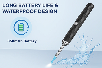 Ear Cleaner Wireless Otoscope Removal Tool With Camera 6 LED Light